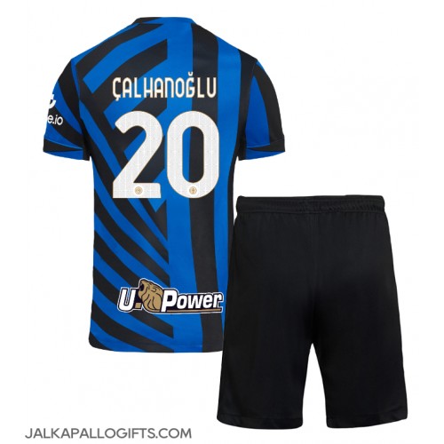 Inter Milan Hakan Calhanoglu #20 Koti Peliasu Lasten 2024-25 Lyhythihainen (+ Lyhyet housut)